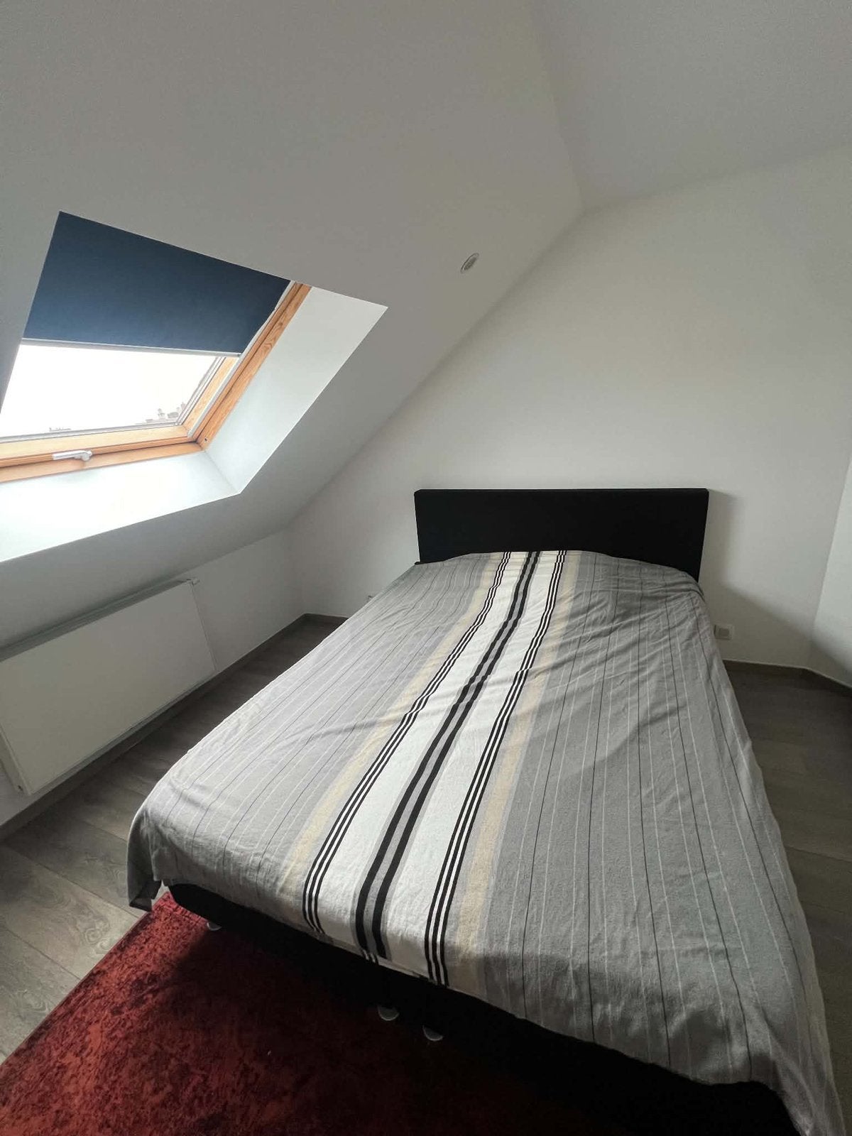 Tweepersoonsbed te koop, Huis en Inrichting, Ophalen, Gebruikt, Zwart, Tweepersoons