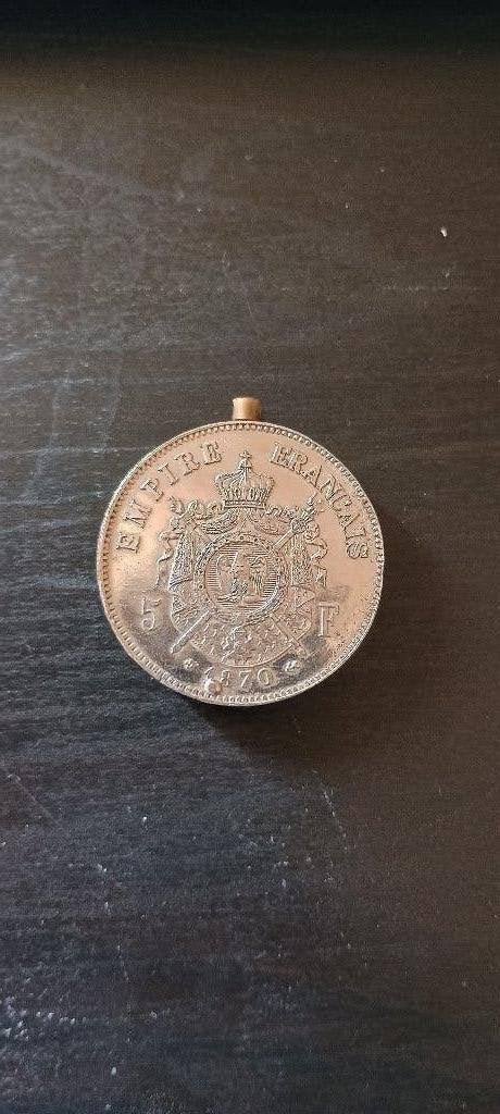 ANCIEN BRIQUET EMPIRE FRANÇAIS VINTAGE 5 FRANCS NAPOLEON, Enlèvement