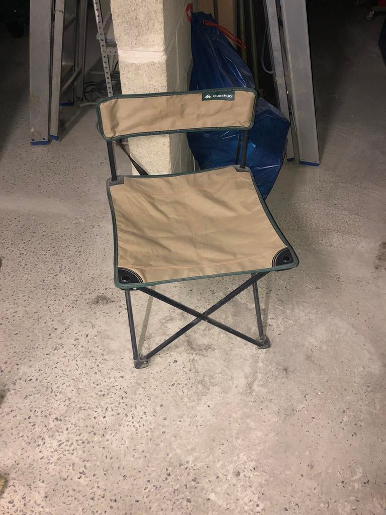 Chaise pliante Quechua, Ophalen, Zo goed als nieuw, Campingstoel