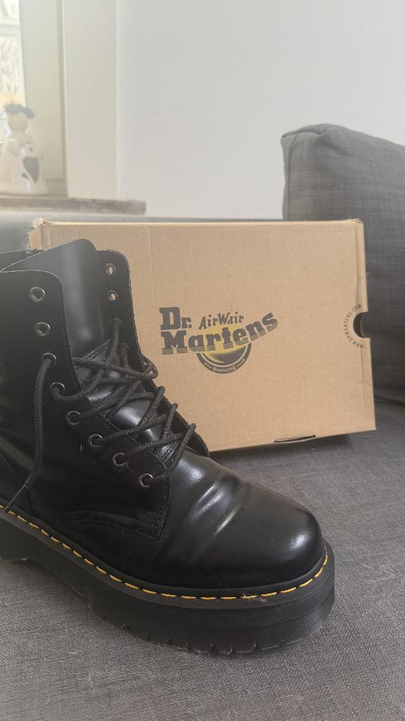 Dr. Martens Jadon Boots EU45  Like New, Kleding | Heren, Schoenen, Ophalen, Zwart, Boots, Nieuw