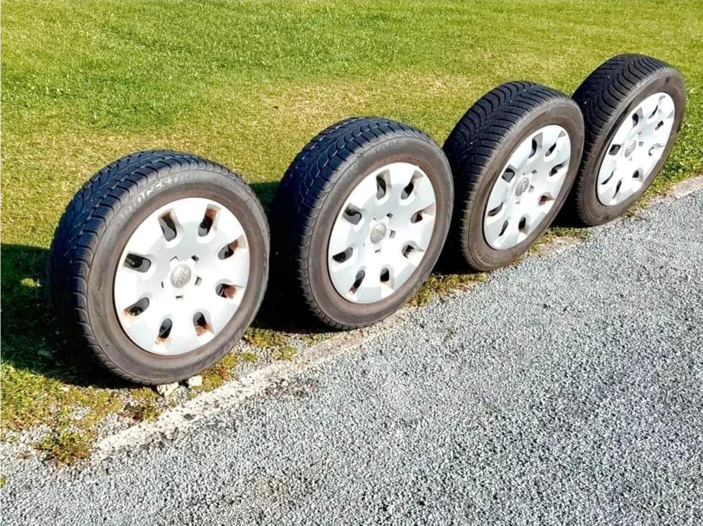 Roues hiver 185/60-15 pour Audi A1, entraxe 5x100, 15 pouces, Pneus et Jantes, Pneus hiver, 185 mm