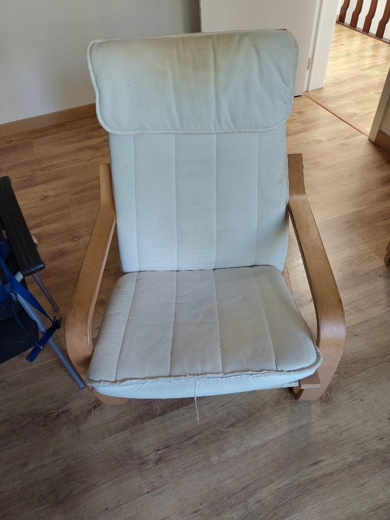 Poang, Huis en Inrichting, Fauteuils, Ophalen, Gebruikt, Minder dan 75 cm, Ikea