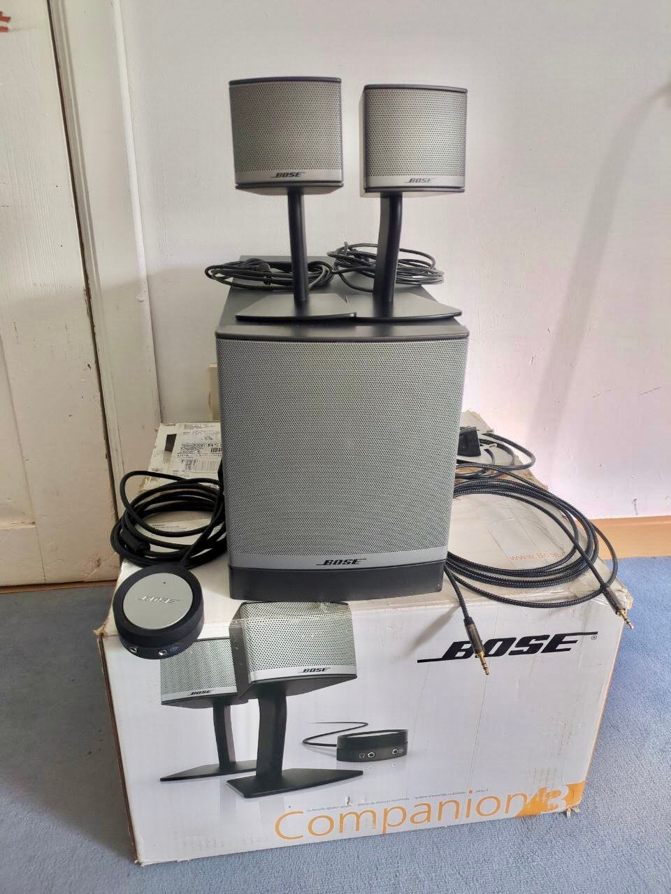 Bose comagnon 3 serie 2, Ophalen, Zo goed als nieuw, 2.1-systeem, 70 watt of meer
