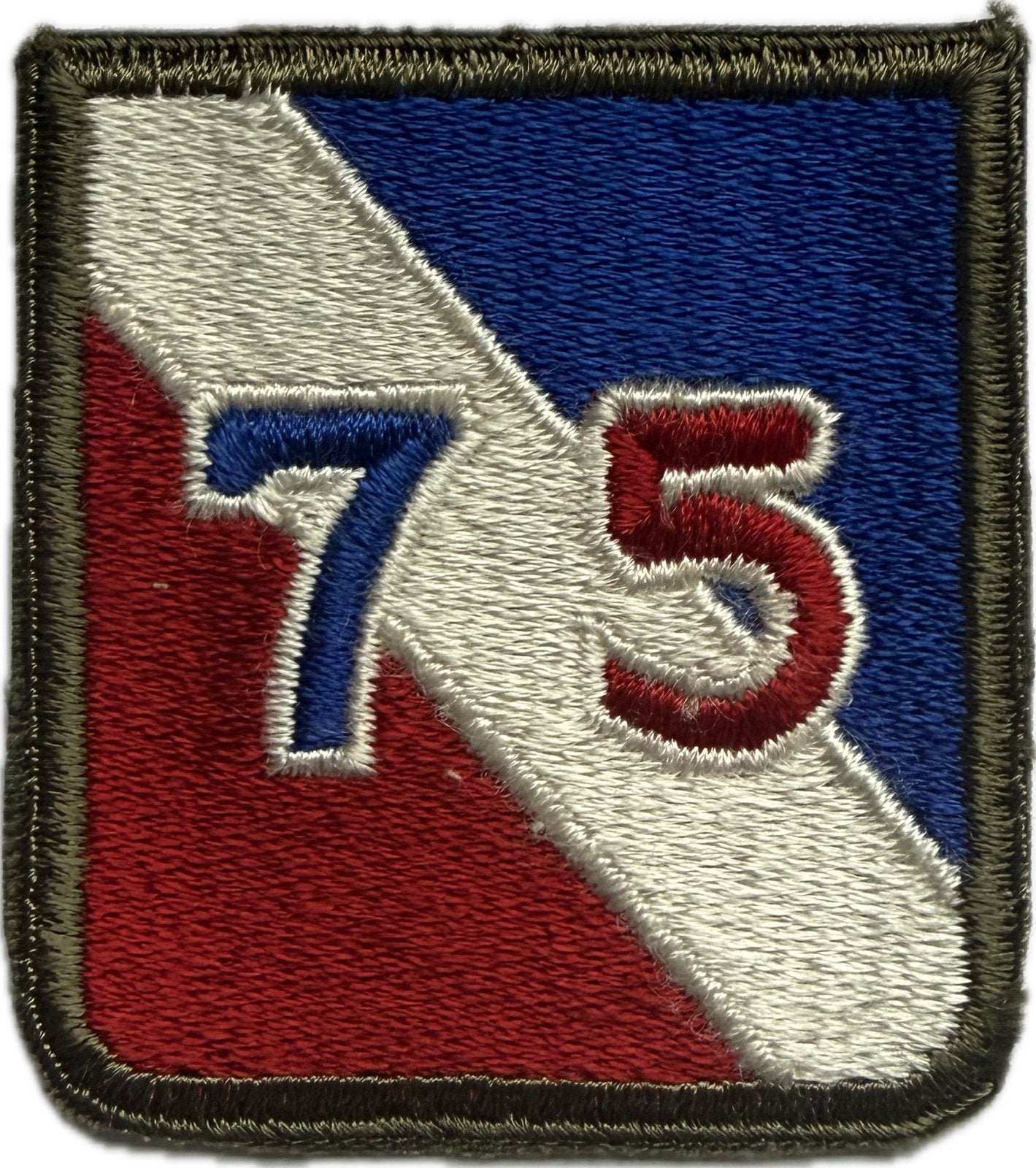 US ww2 patxh 75th Infantry Division (2), Verzenden