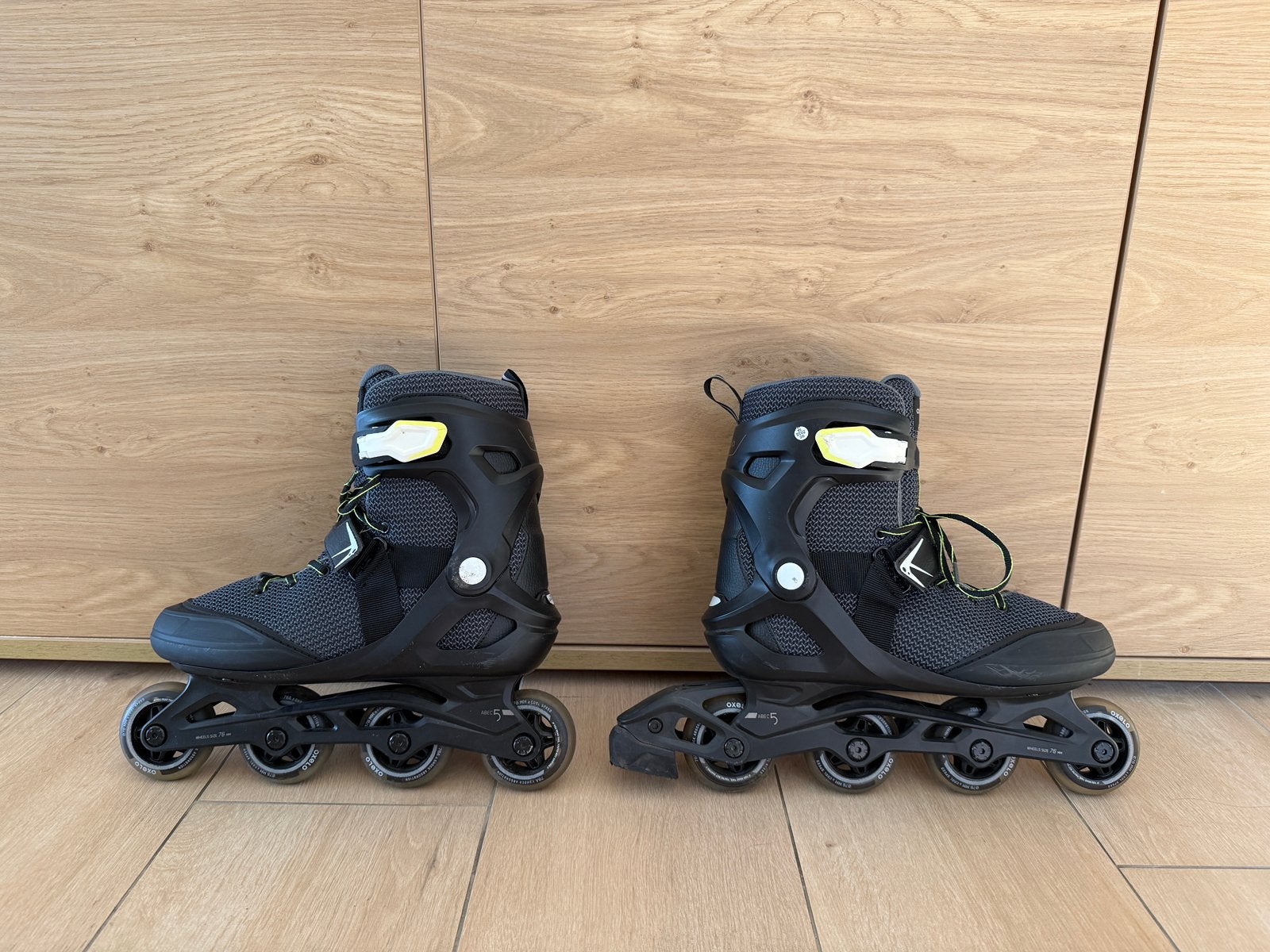 Oxelo inline skates maat 44 met draadtas, Sport en Fitness, Skeelers, Ophalen, Zo goed als nieuw
