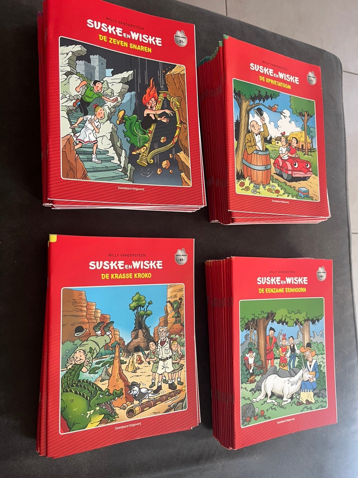 Suske en Wiske verzameling 70 stuks, Enlèvement, Bob et Bobette, Comme neuf