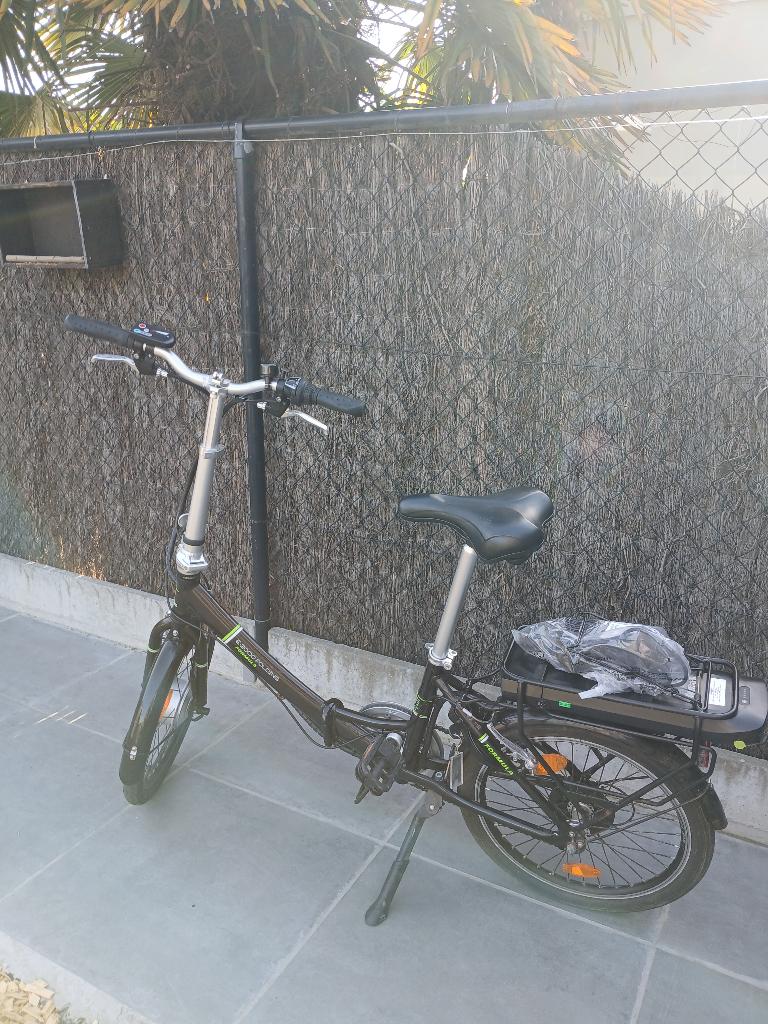 Elektrische plooifiets met nieuw batery, Vélos & Vélomoteurs, Vélos électriques, Enlèvement