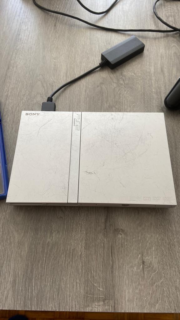 Playstation 2 Slim, Games en Spelcomputers, Spelcomputers | Sony PlayStation 2, Ophalen, Gebruikt, Met games, Met 1 controller