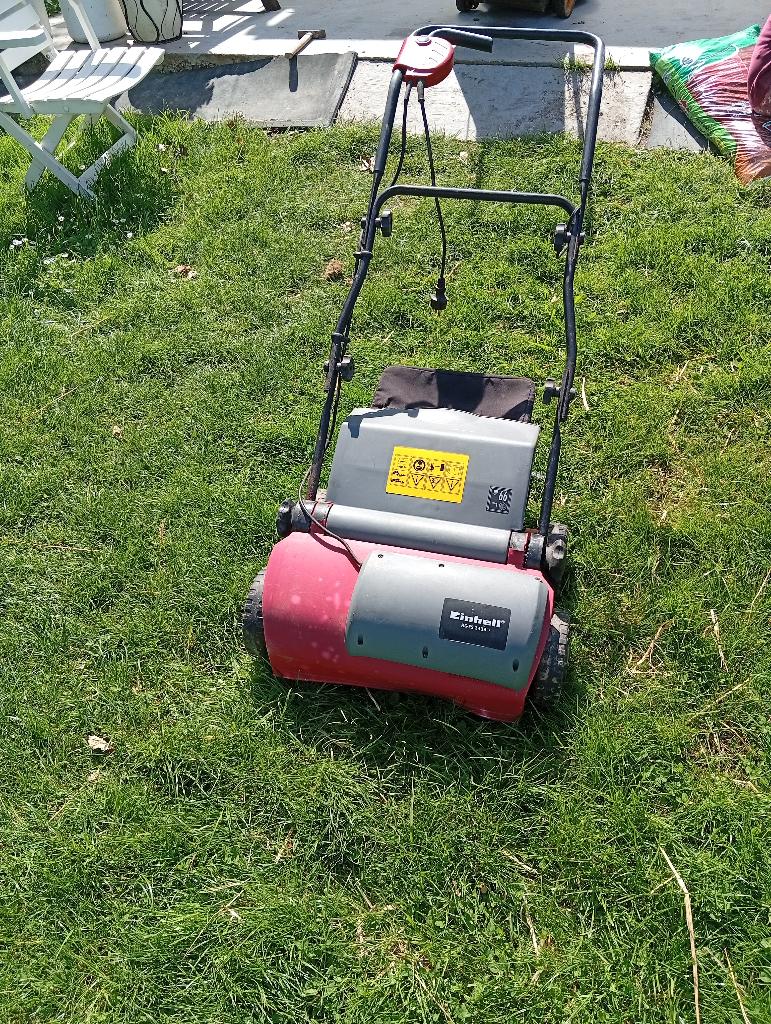 scarificateur pelouse, Enlèvement