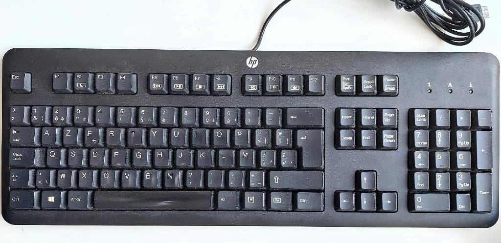 toetsenbord Genuine HP 672647-183 HP USB KB ME BEL azerty, Computers en Software, Hp, Gebruikt, Azerty, Ophalen of Verzenden