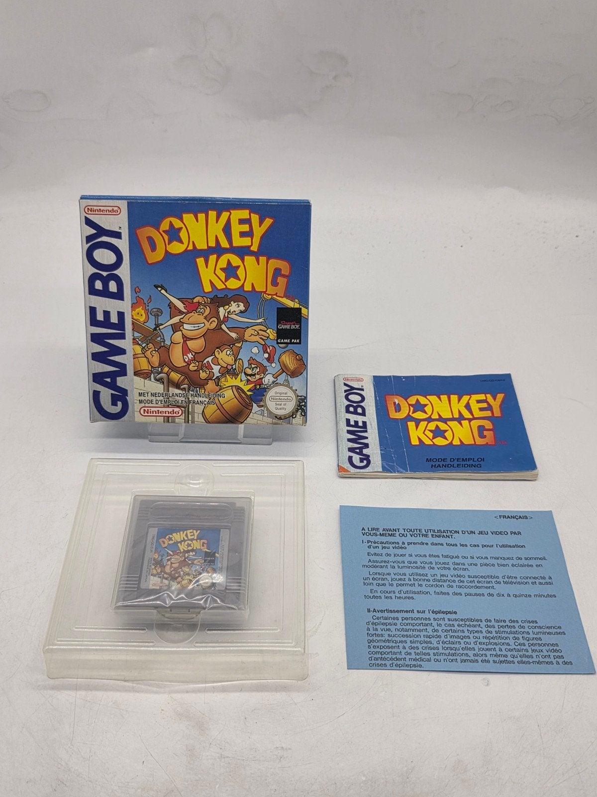 "Donkey Kong" Nintendo Gameboy Game boy "Fah Release" CIB, Ophalen of Verzenden, Zo goed als nieuw