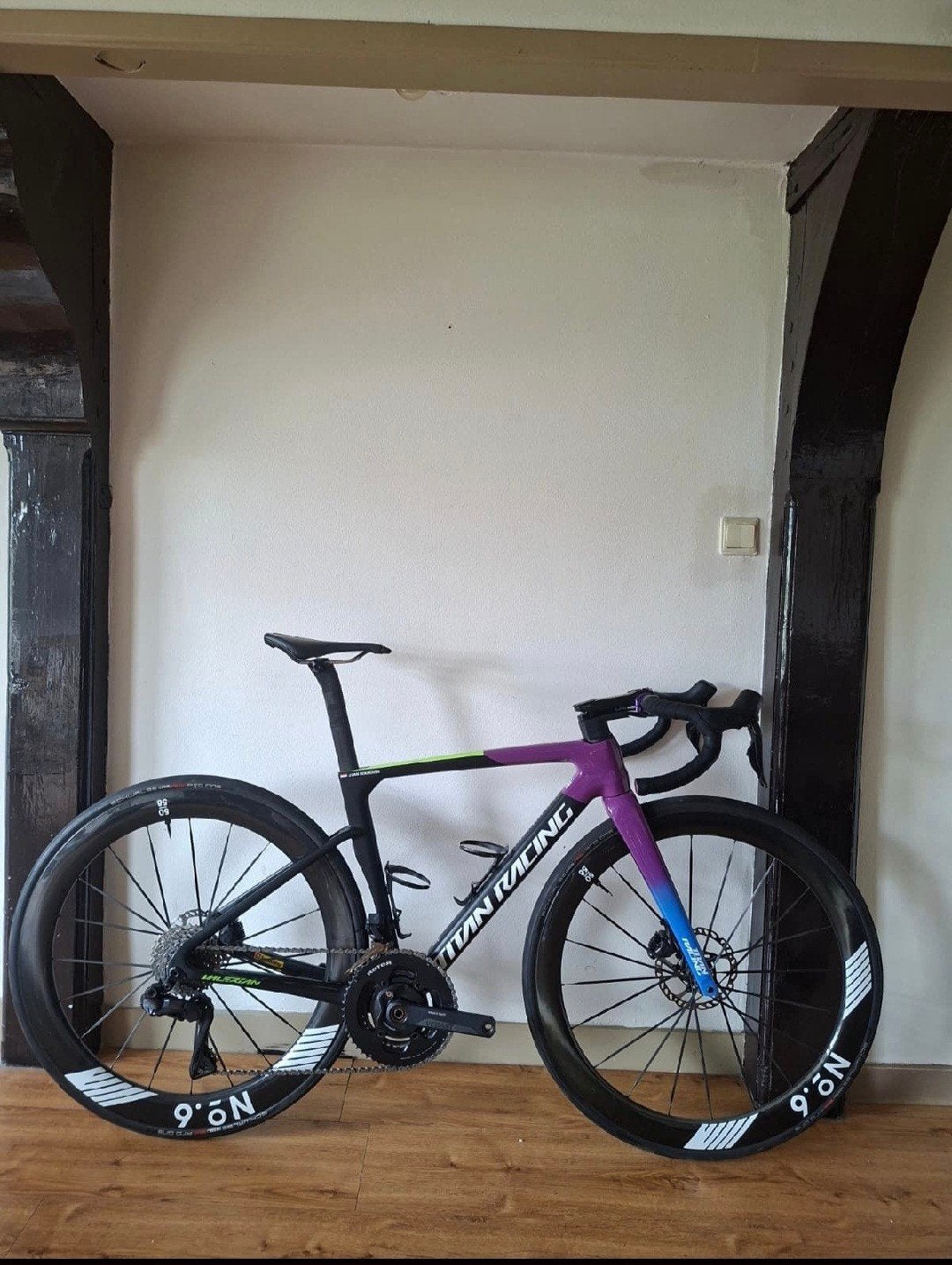 Limited edition Titan Racing Valerian Ultegra Di2 12-Speed, Fietsen en Brommers, Gebruikt, Carbon, 49 tot 53 cm, Meer dan 20 versnellingen