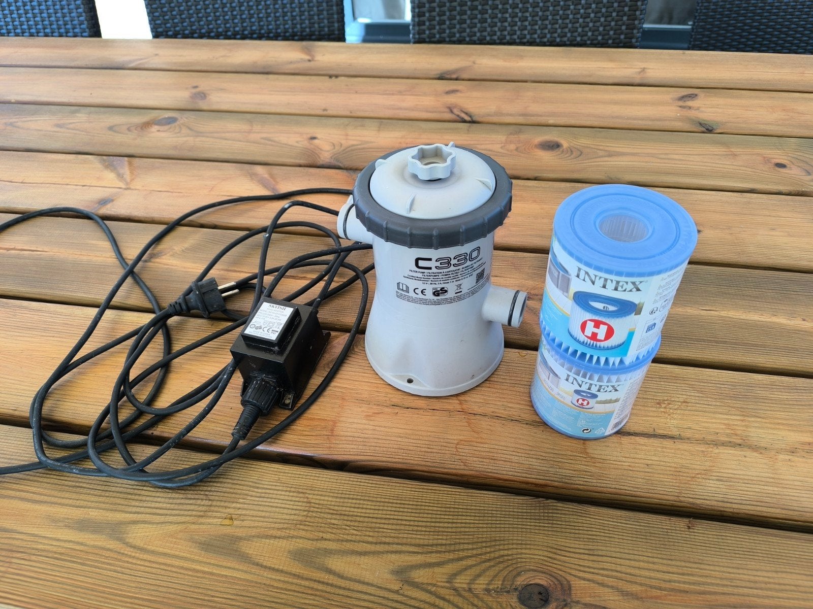 Pompe piscine intex c330, Enlèvement