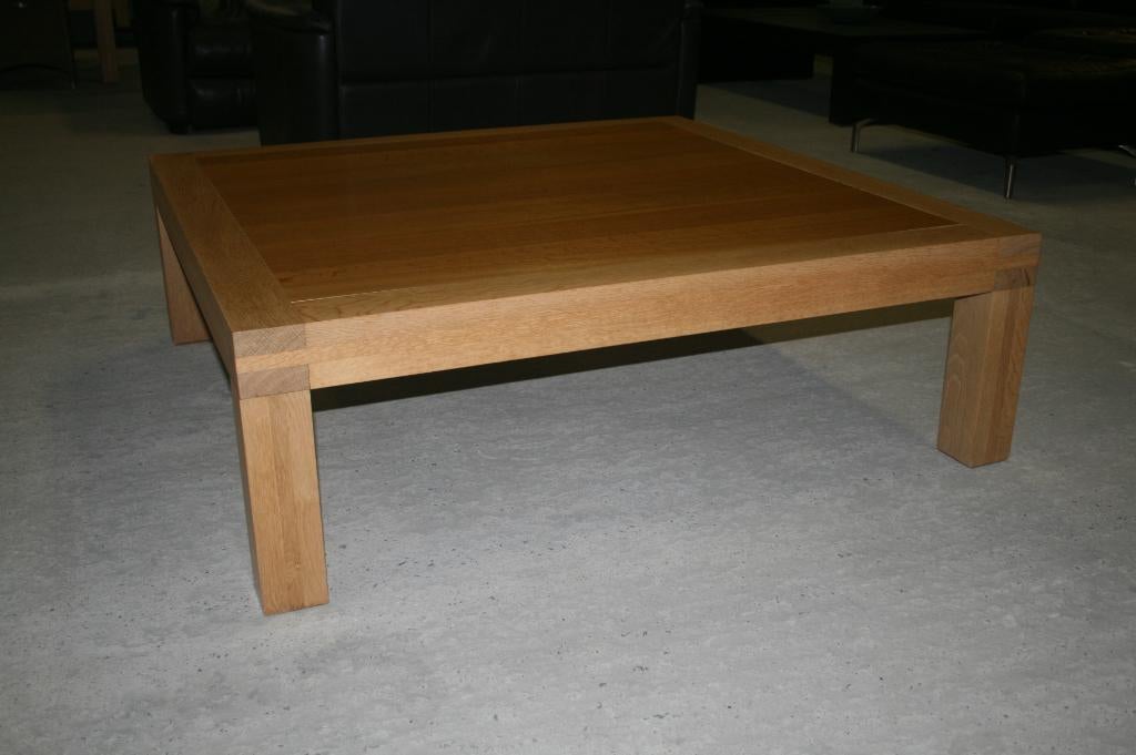 Table basse en chêne massif, Maison & Meubles, 100 à 150 cm, Moins de 50 cm, 100 à 150 cm, Enlèvement