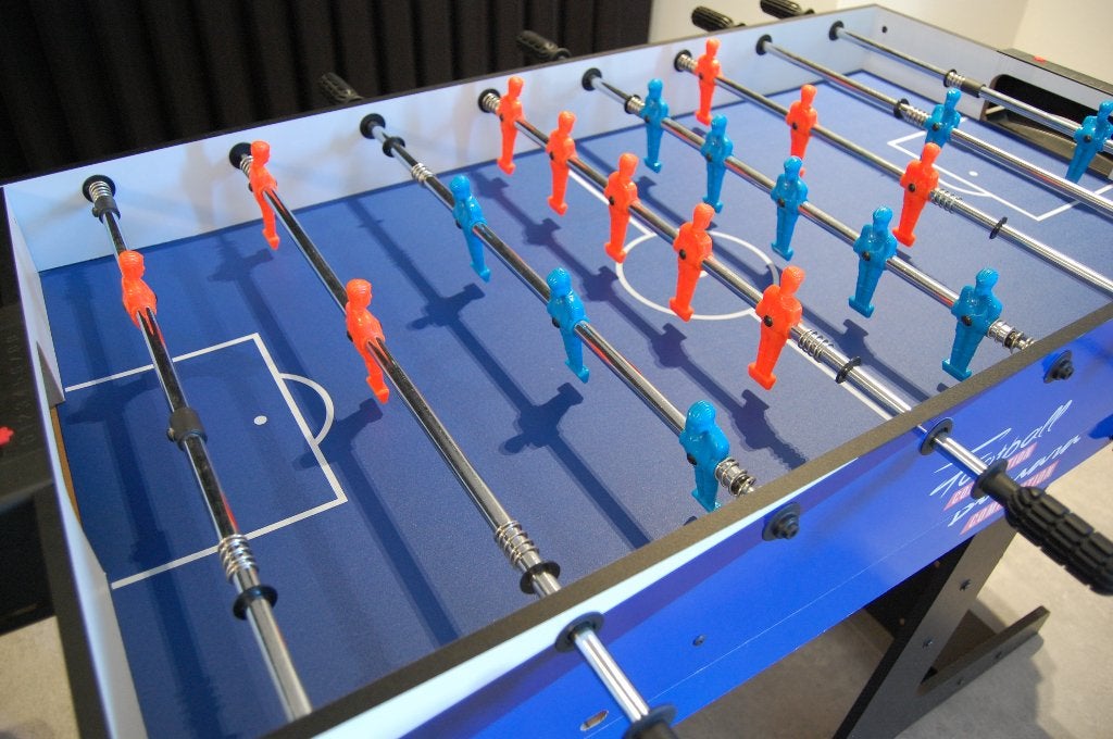 Speeltafel 4 in 1 Biljart Tafelvoetbal Airhockey Tafeltennis, Kinderen en Baby's, Ophalen, Zo goed als nieuw