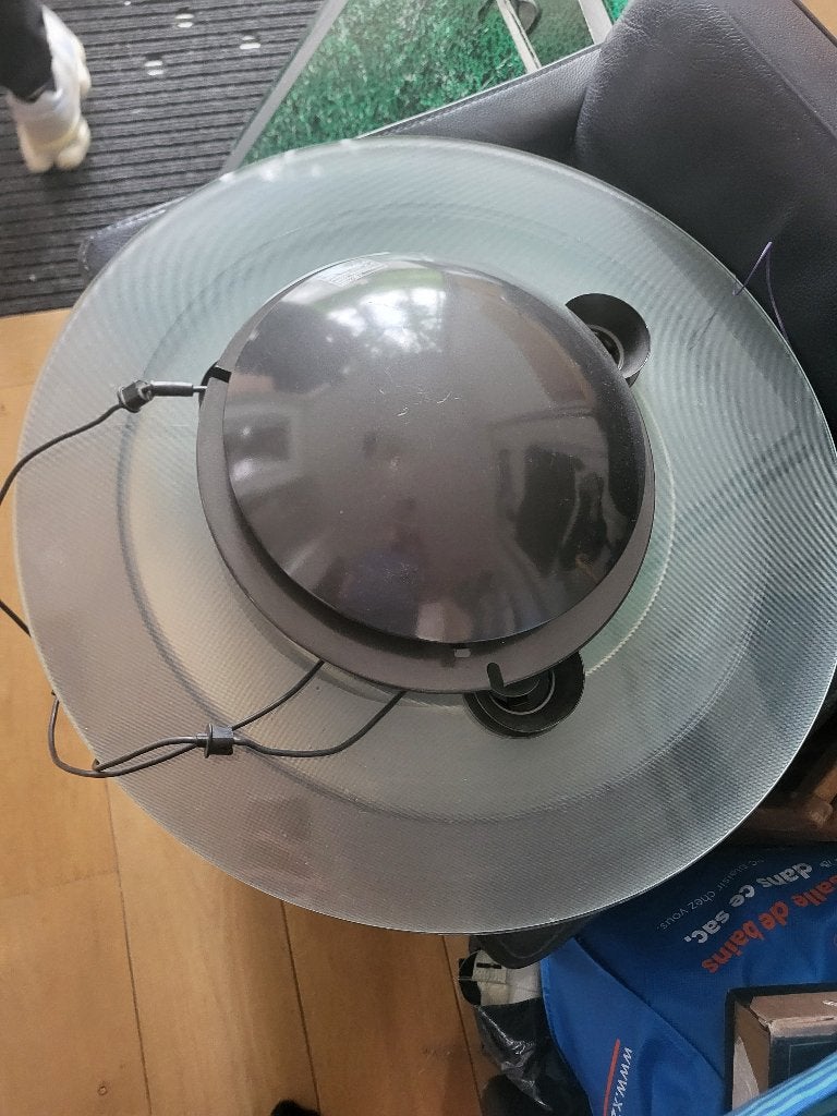 Arteluce hanglamp, Italiaans modernisme, 75 cm ou plus, Verre, Enlèvement