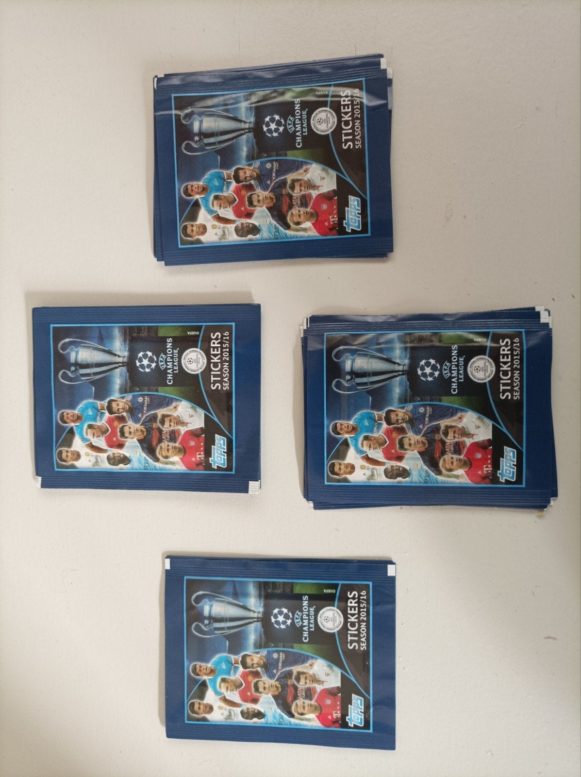 topps UEFA champions leaque 2015-2016 28 gesloten zakjes, Ophalen of Verzenden