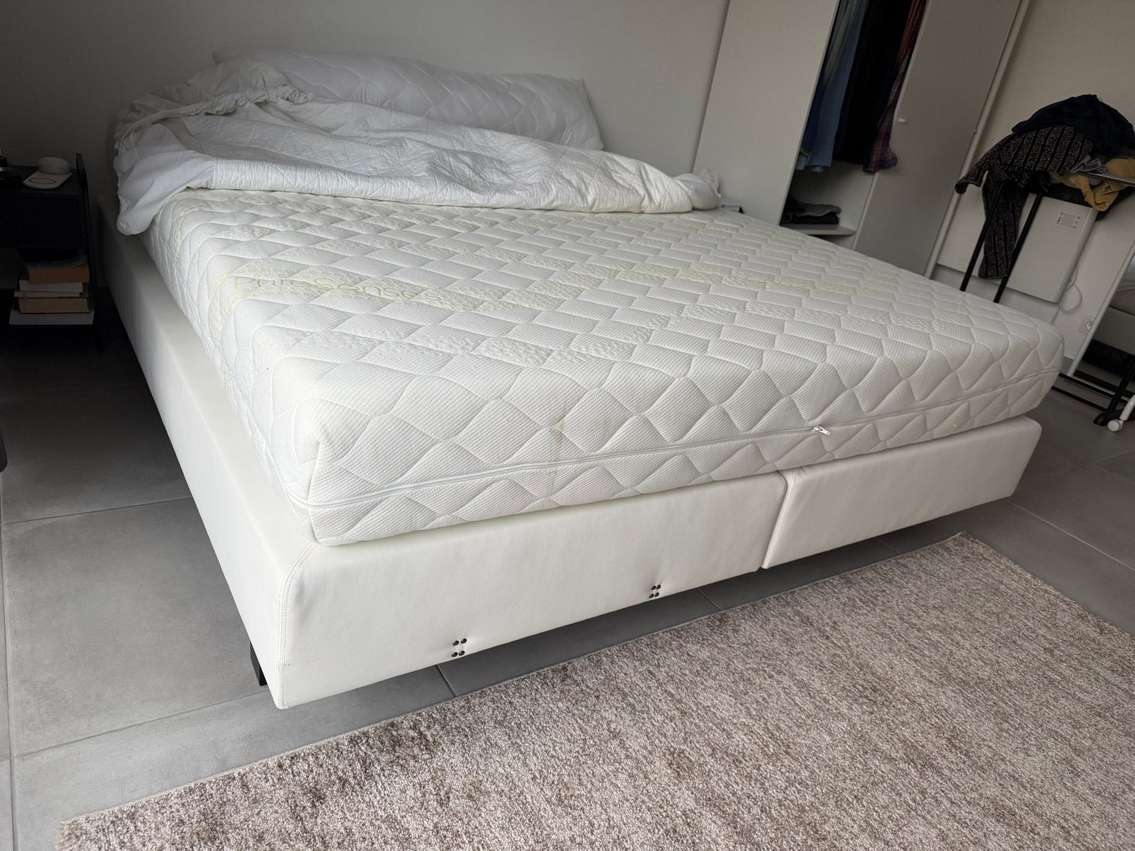 Bed boxspring (prijs verlaagd), Ophalen, Zo goed als nieuw