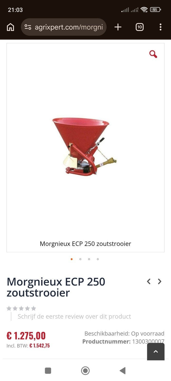 Nieuwe zaaimachine, Ophalen
