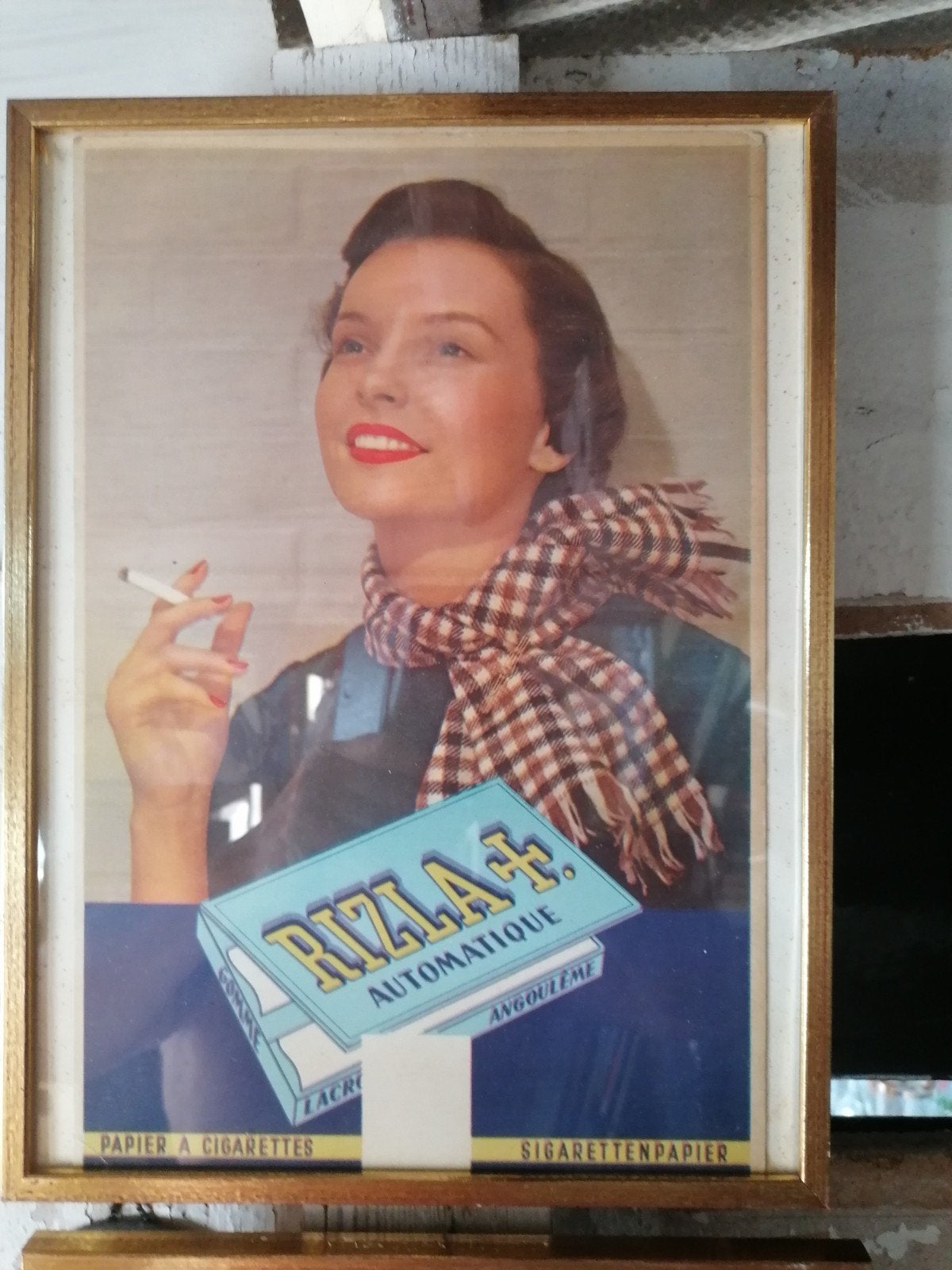 Oude rizla reclame, Ophalen of Verzenden