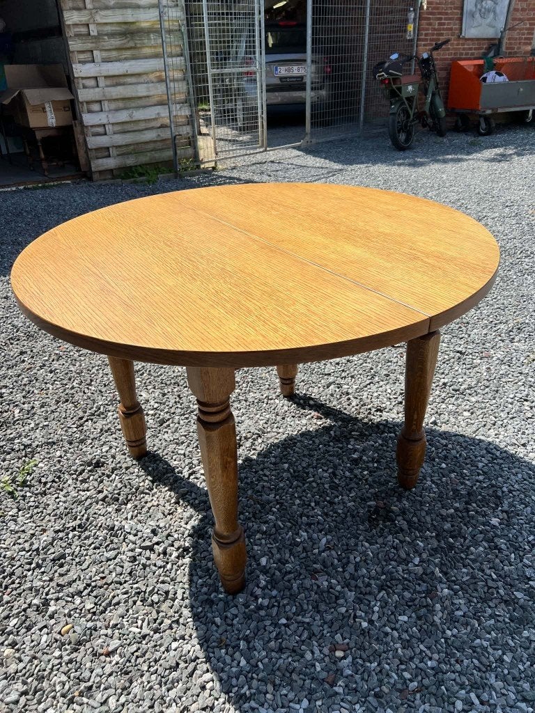 ronde tafel, Ophalen, Gebruikt, Eikenhout, Overige vormen