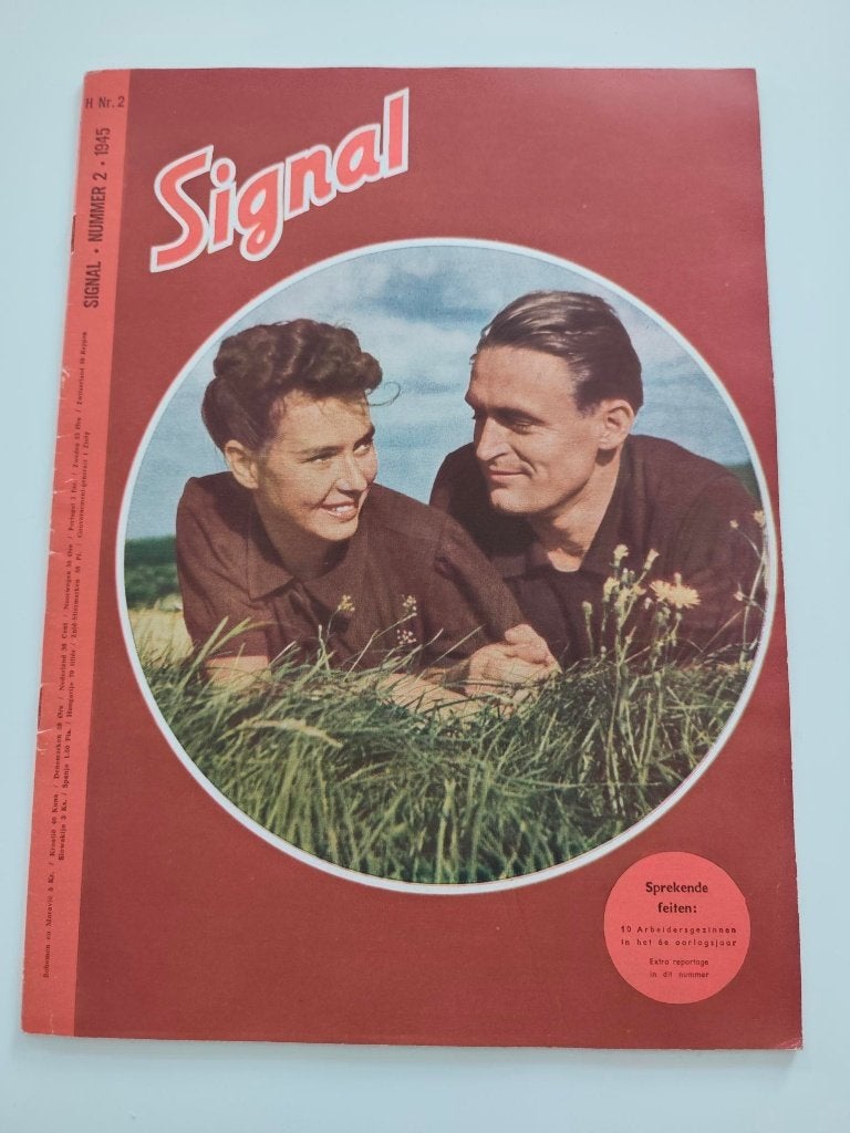 SIGNAL n2 – 1945 – Édition néerlandaise, Enlèvement ou Envoi, Deuxième Guerre mondiale, Général, Comme neuf