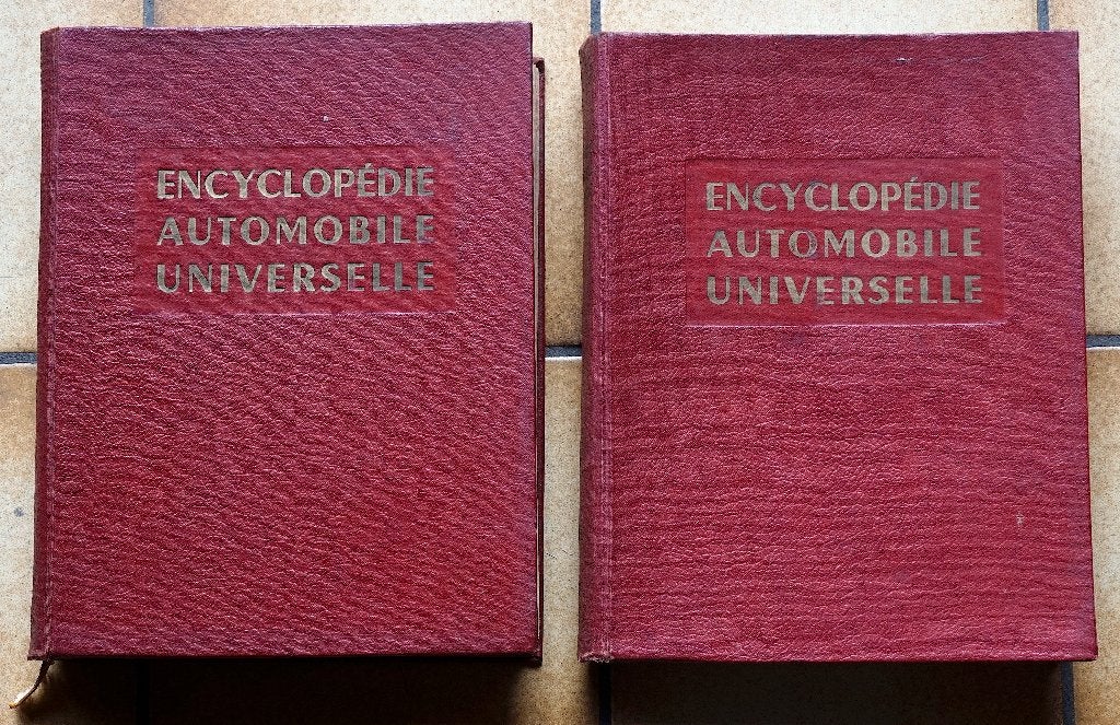 Encyclopédie automobile universelle tome 1&2 1951, Livres, Autos | Livres, Enlèvement ou Envoi, Utilisé, Général