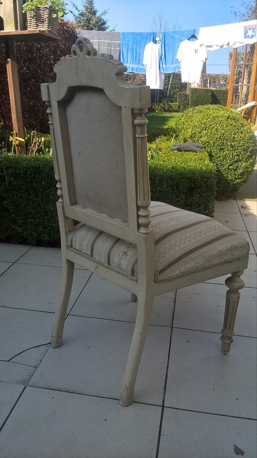2 stoelen brocante, Antiek en Kunst, Ophalen