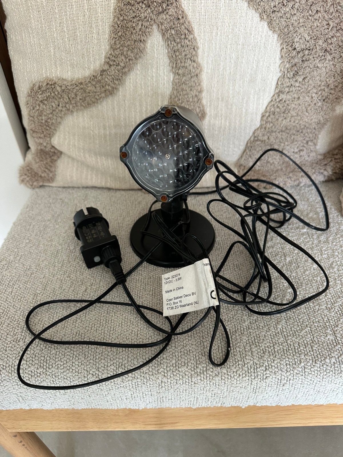 LED Kerstprojector – Bewegende Sterren (ZGAN), Ophalen of Verzenden, Zo goed als nieuw