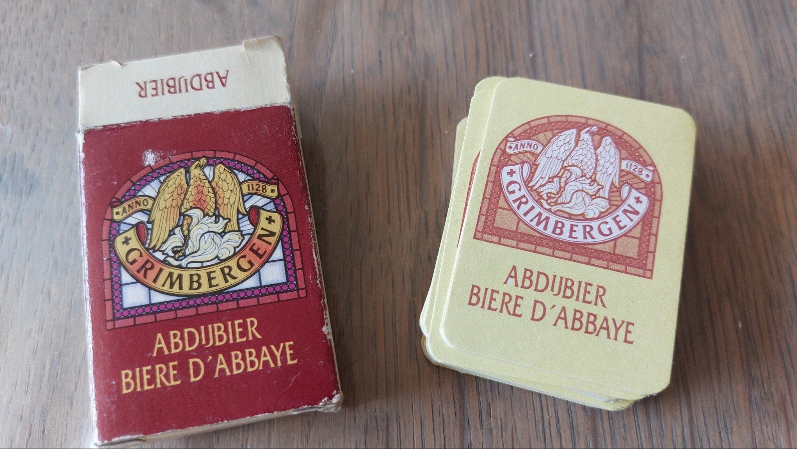 Mini jeu de cartes Grimbergen Bière d'abbaye, Verzamelen, Ophalen of Verzenden