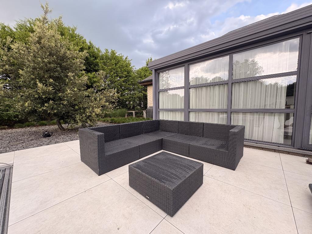 Bristol loungehoek 5/6 personen, Tuin en Terras, Tuinsets en Loungesets, Ophalen, 5 zitplaatsen, Kunststof, Gebruikt