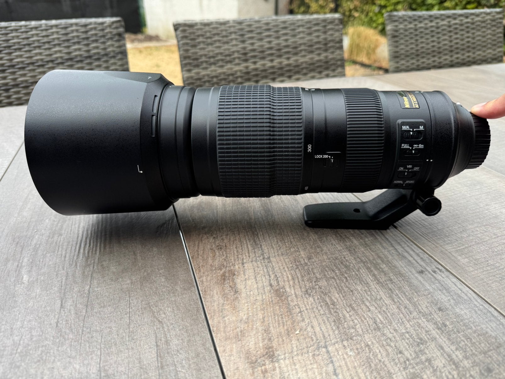 Nikon AF-S 200 - 500 f5.6E ED, Audio, Tv en Foto, Ophalen, Nikon, Telelens, Zo goed als nieuw