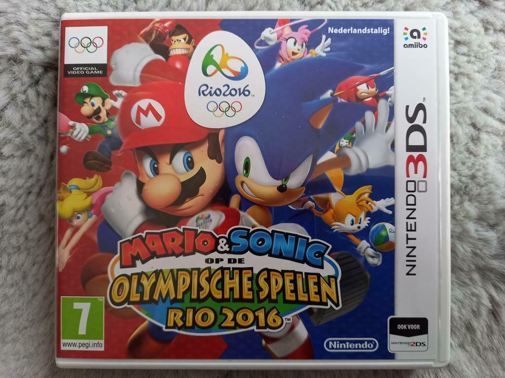 Mario et Sonic sur Nintendo 3ds aux Jeux olympiques de Rio 2, Enlèvement, Comme neuf