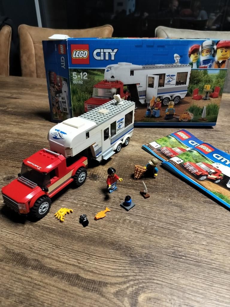 Lego City 60182 Pick-up truck & caravan, Enlèvement, Comme neuf