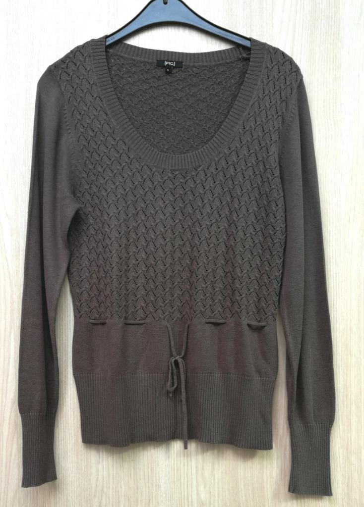 Pull marron - PTC - taille L (42), Taille 42/44 (L), Comme neuf, Brun, Enlèvement
