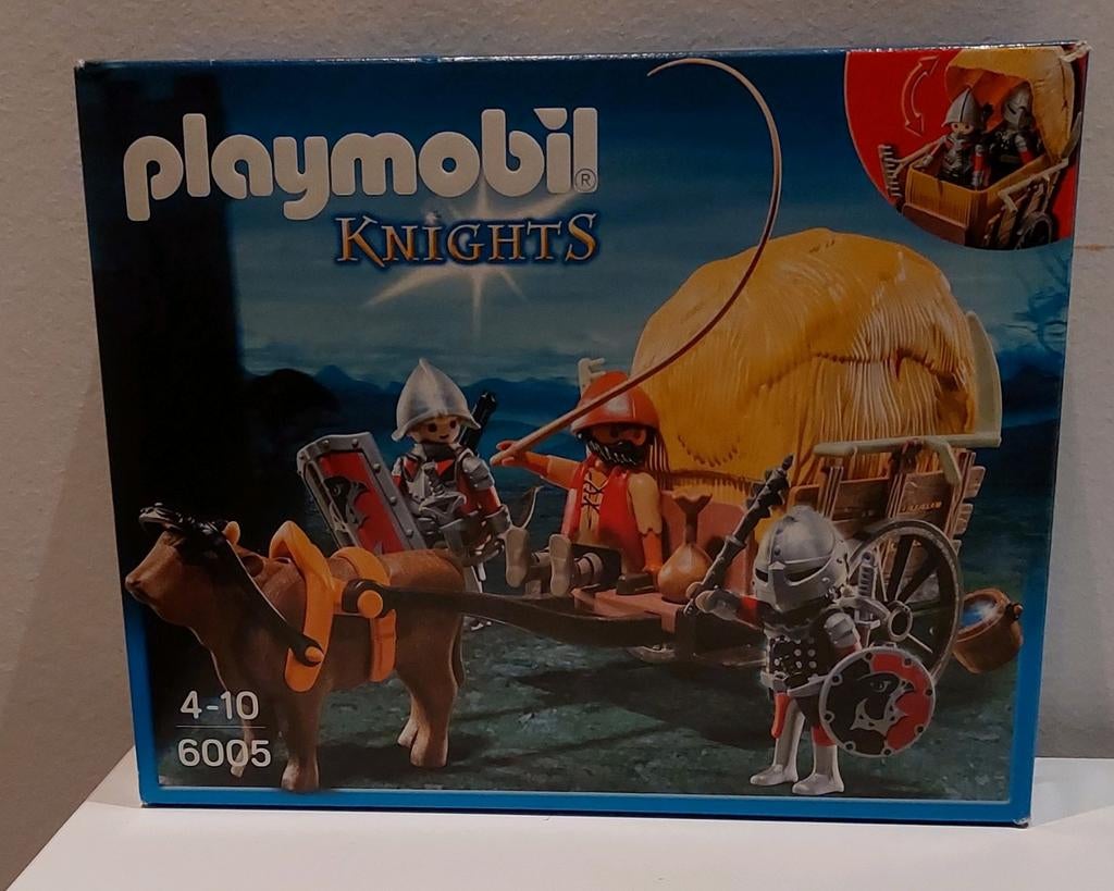 Playmobil Knights Camouflage hooiwagen 6005, Ophalen of Verzenden, Complete set