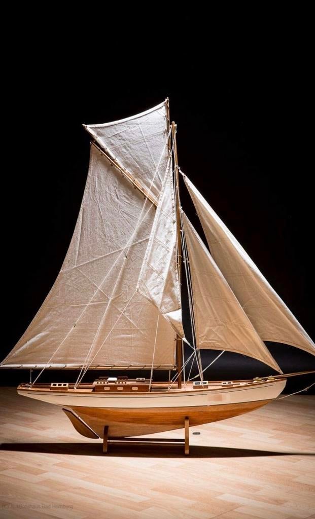 Magnifique maquette voilier bois 135 cm x 125 x 17, Enlèvement, Neuf