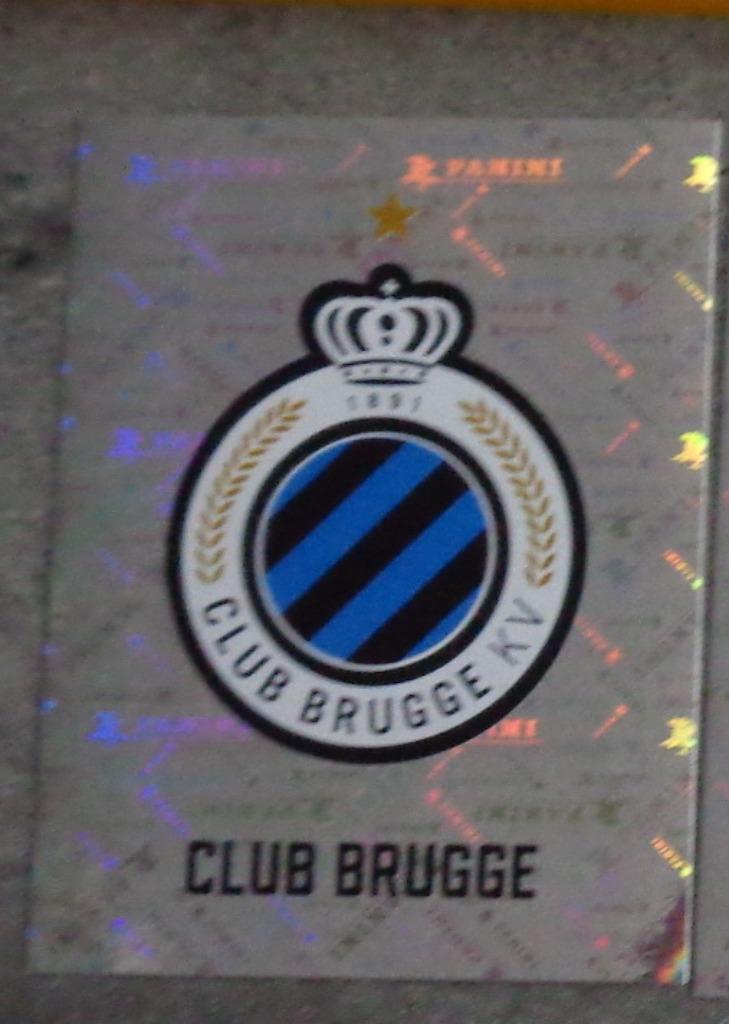 EMBLÈME DU PANINI FOOTBALL 2019/20 DU CLUB DE BRUGES, Envoi, Autocollant