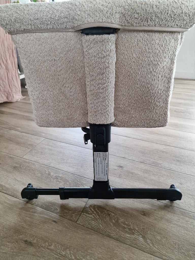 Co sleeper Quax teddy beige, Matelas, Moins de 70 cm, Comme neuf, Enlèvement