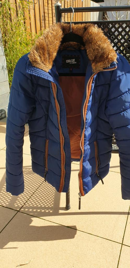 Meisjes jas maat 170 - 176 van Cool Cat, Navy Blauw kleur, Ophalen of Verzenden, Zo goed als nieuw, Jas