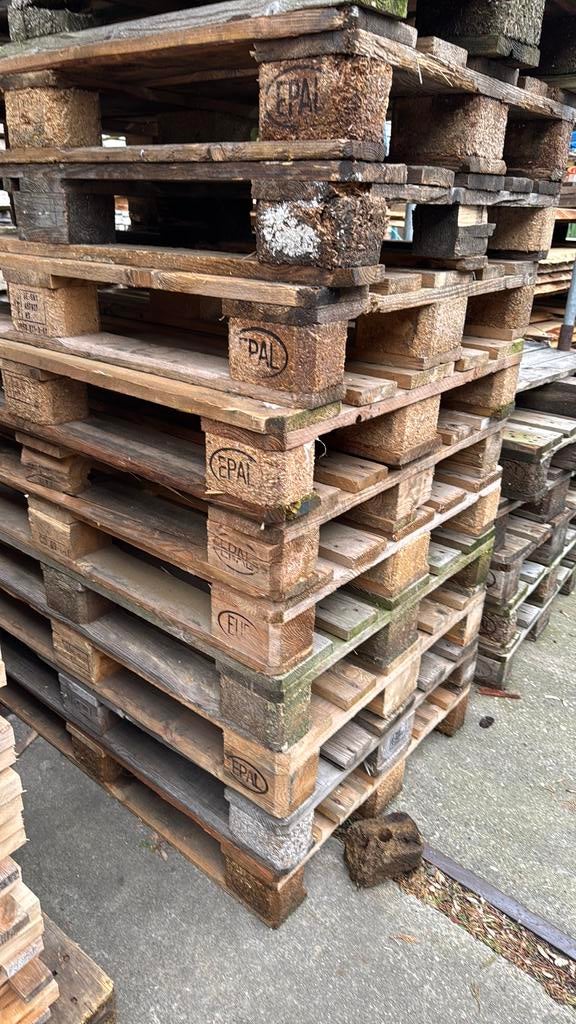 Europaletten te koop, Bricolage & Construction, Bois & Planches, Enlèvement, Utilisé, Hêtre, Palette