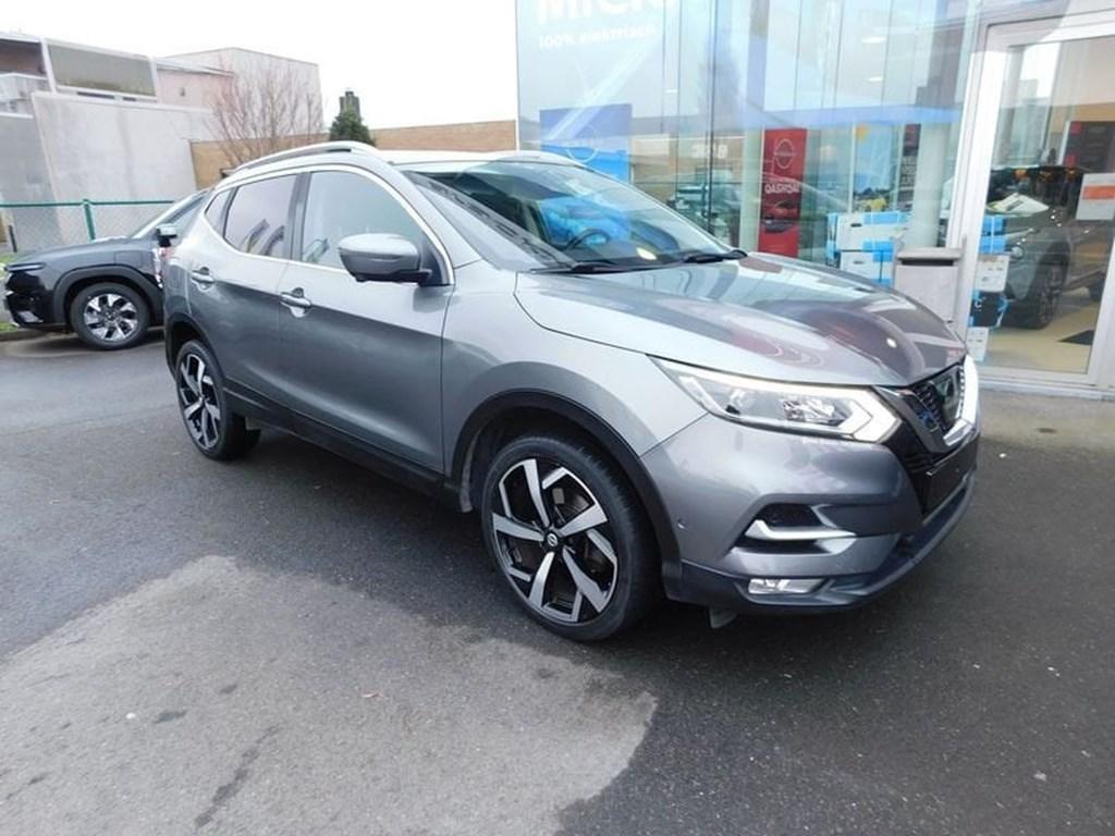 Nissan Qashqai 1.2 DIG-T Tekna PLUS  70000 KM  3 JAAR WAARB, Blauw, Bedrijf, 5 deurs, Parkeersensor