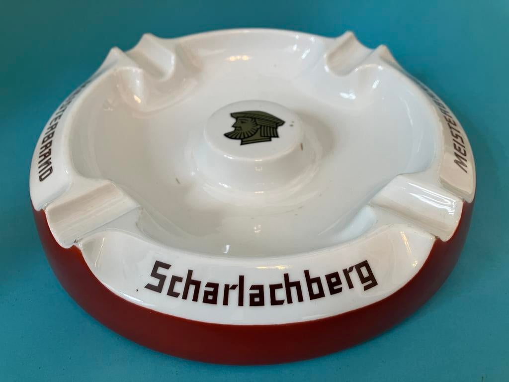 Porseleinen asbak Scharlachberg Meisterbrand, Enlèvement ou Envoi, Comme neuf, Cendrier