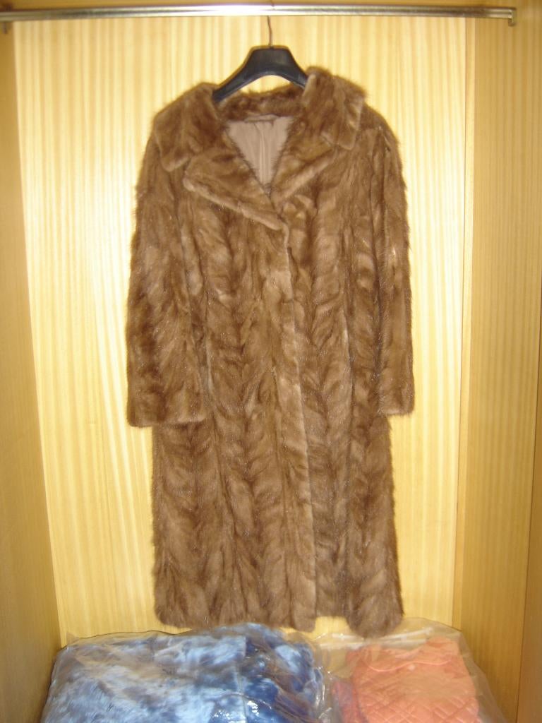 Nerts bontmantel, Kleding | Dames, Bruin, Zo goed als nieuw, Ophalen, ANDERE