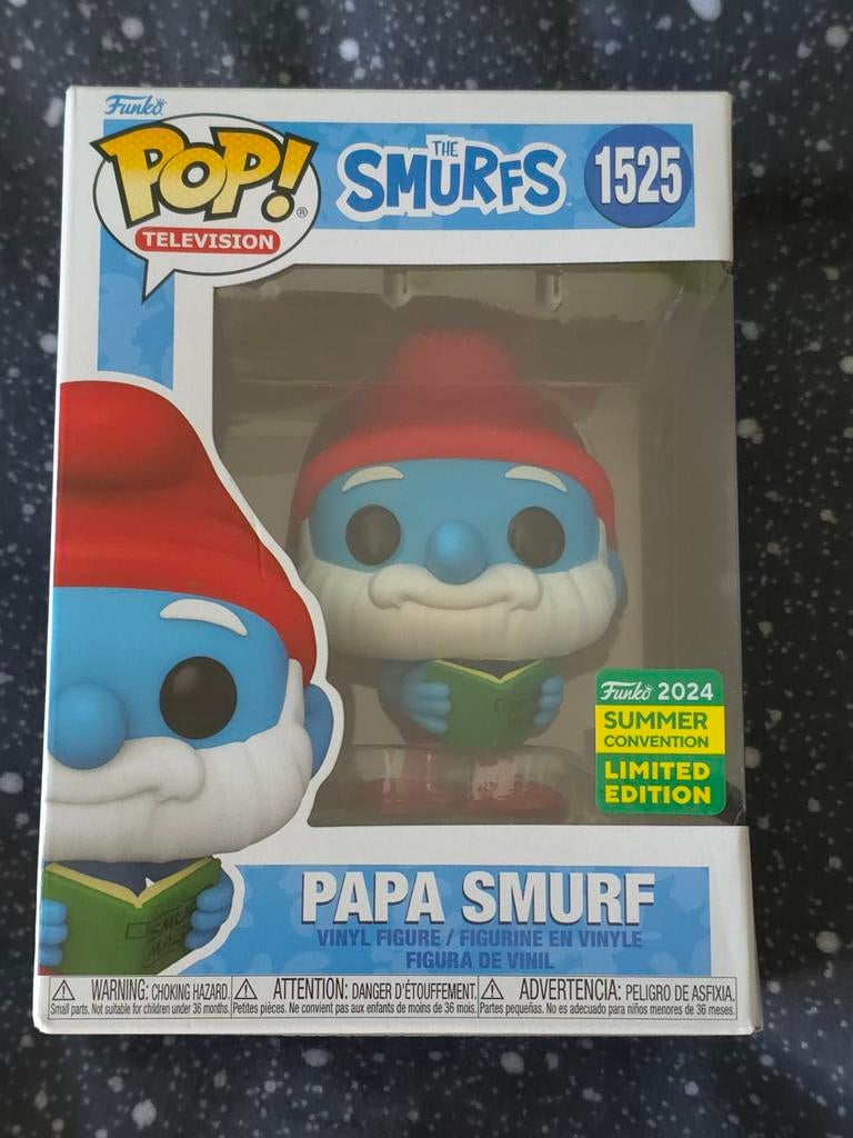 Figurine Grand Schtroumpf Funko Pop Edition Spéciale, Collections, Envoi, Neuf, Grand Schtroumpf, Poupée, Figurine ou Peluche