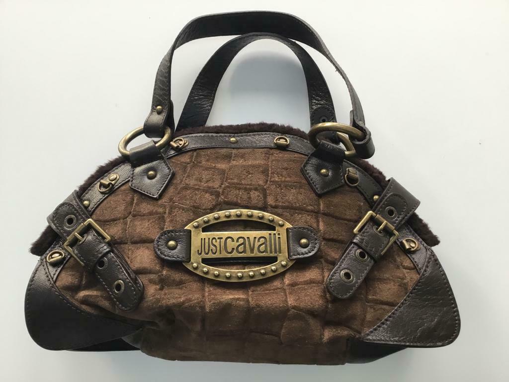 Sac à main JUST CAVALLI, Enlèvement ou Envoi, Comme neuf, Brun, Sac à main
