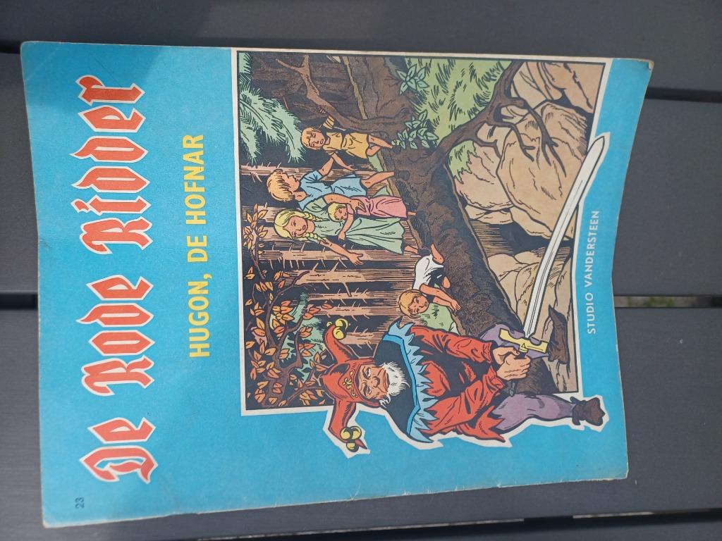 De rode ridder nr 23. Hugon, de hofnar. Eerste druk, Enlèvement ou Envoi, Willy Vandersteen, Une BD, Utilisé