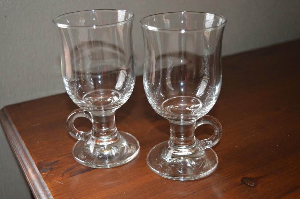 Glazen Irish Coffee, Ophalen of Verzenden, Zo goed als nieuw, Borrel- of Shotglas