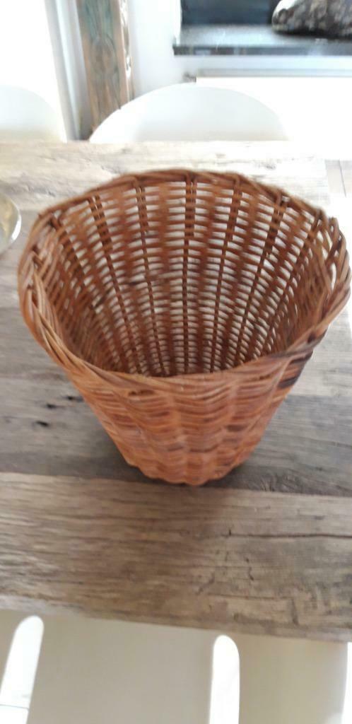 Corbeille en osier, Maison & Meubles, Accessoires pour la Maison | Poubelles, Moins de 10 litres, Moins de 50 cm, Enlèvement ou Envoi