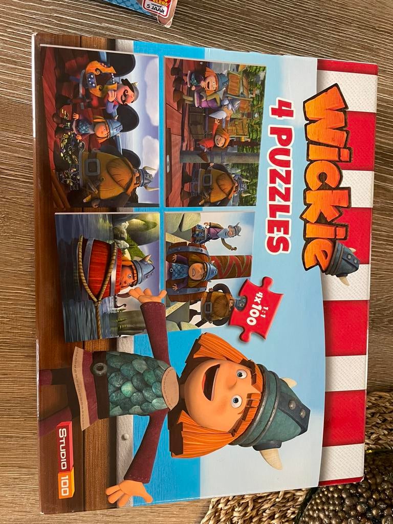 Puzzelbox wickie, Ophalen of Verzenden, Zo goed als nieuw